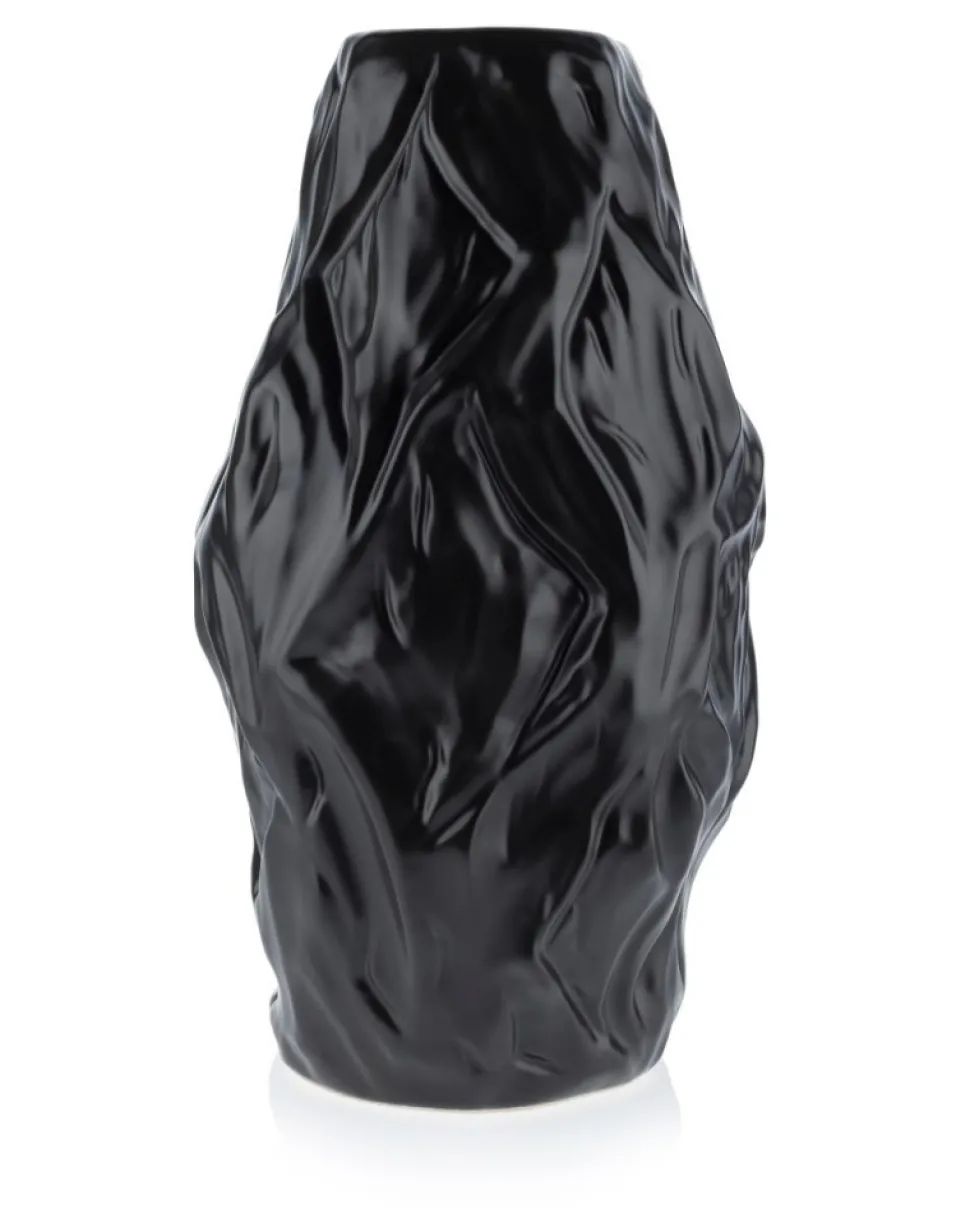Wazon Louis Black 29 cm, kolor czarny