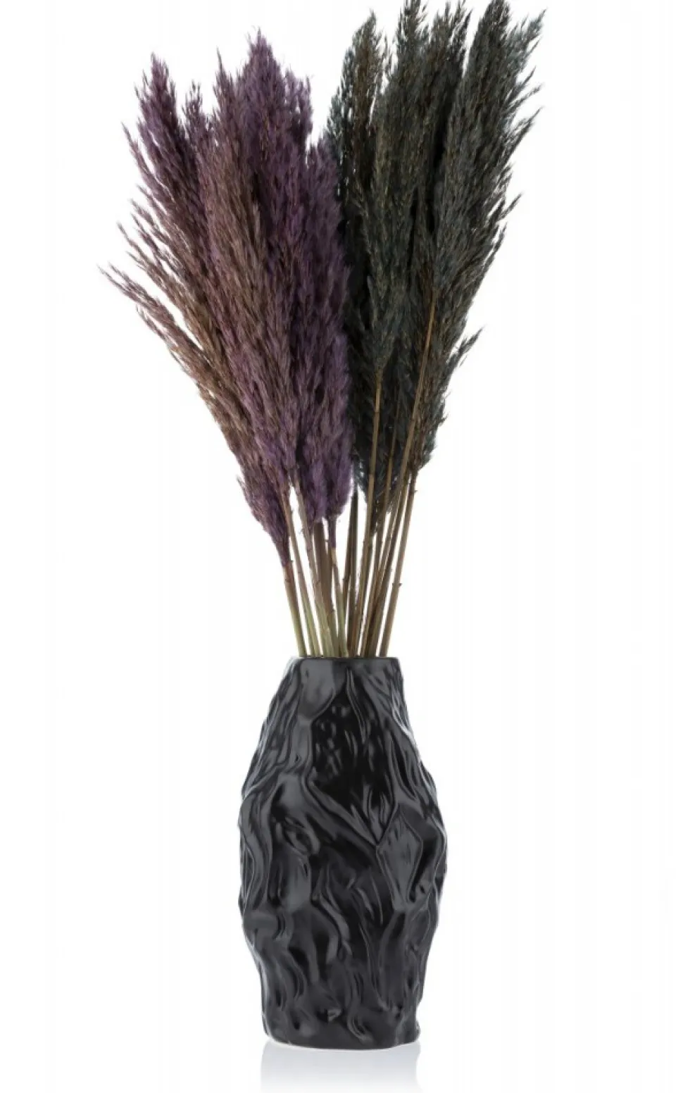 Wazon Louis Black 29 cm, kolor czarny