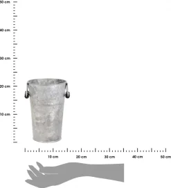 Wazon cynkowy rustykalny 21cm * Esschert Design Online