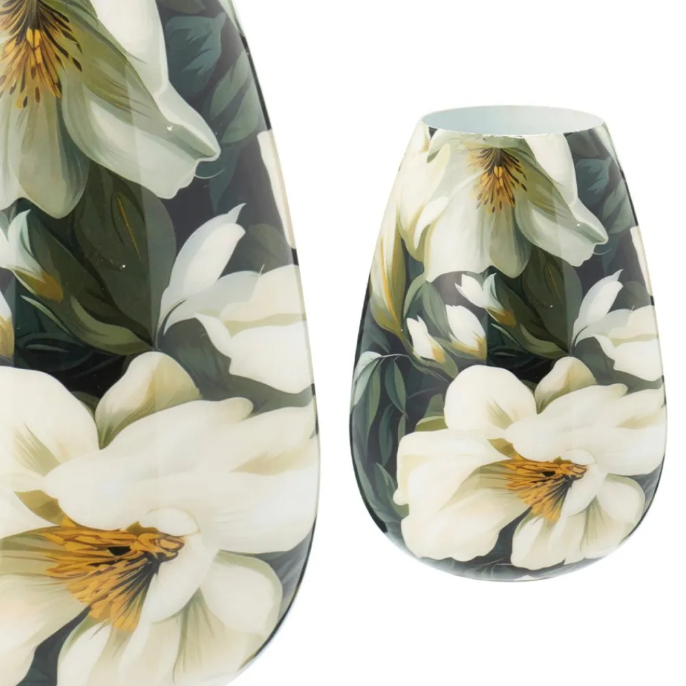 Wazon dekoracyjny z nadrukiem 20 cm * H&S Decoration Hot