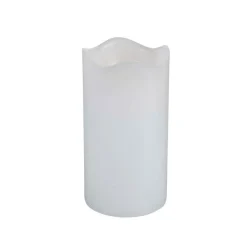 Świeca LED biała z funkcją timera 13x7cm