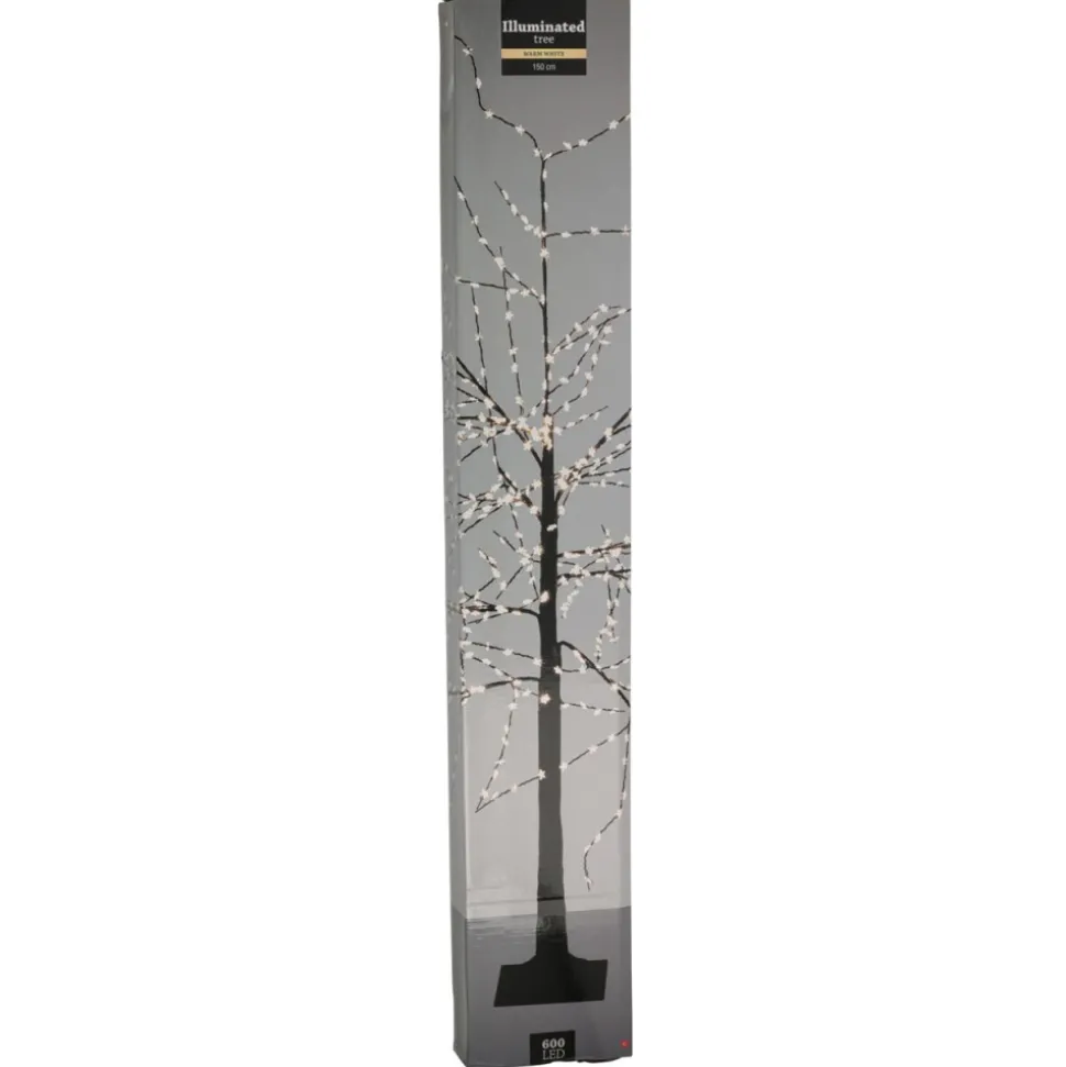 Świecące drzewko LED zewnętrzne h150 cm