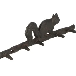Wieszak żeliwny z wiewiórką 36cm