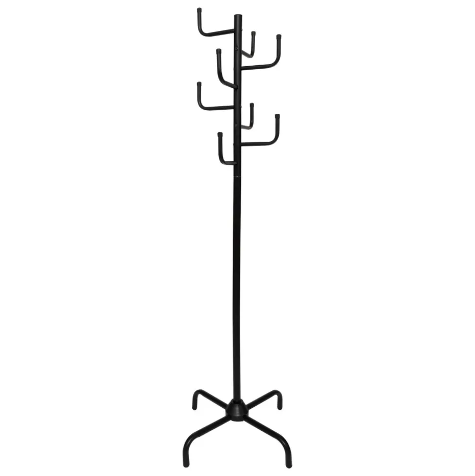 Wieszak stojący na ubrania Tree czarny