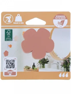 Wieszak ścienny bambusowy D5 FLOWER blush róż * TENDANCE Best