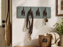 Wieszak ścienny 4 haczyki Psi Ogon 30 cm * Esschert Design Online