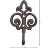 Wieszak Żeliwny na 1 haczyk Ornament Lilia * Esschert Design Outlet