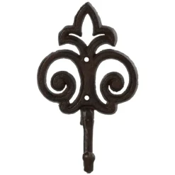 Wieszak Żeliwny na 1 haczyk Ornament Lilia * Esschert Design Outlet