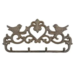 Wieszak żeliwny z ptakami vintage 31cm * Esschert Design Online