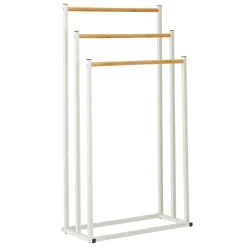 Wieszak na ręczniki biały h85 cm * Excellent Houseware Clearance