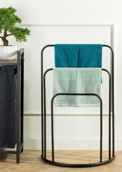 Wieszak na ręczniki stojący trzyramienny 75 cm * HowHomely Clearance