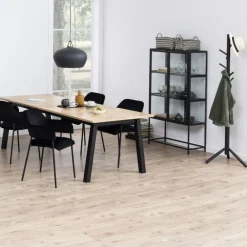 Wieszak na ubrania 7 haków 176 cm czarny Bremen * Actona Discount