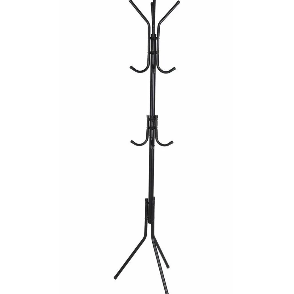 Wieszak stojący metalowy czarny 175 cm * H&S Decoration Outlet