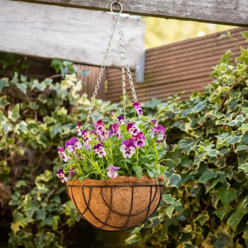 Wisząca doniczka z wkładem kokosowym 30 cm * Esschert Design Sale
