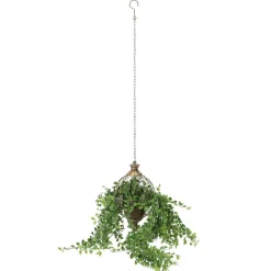 Wisząca metalowa donica z postarzanym efektem h32,5 cm * Esschert Design Sale