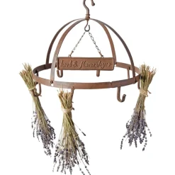 Wisząca suszarka z haczykami do kwiatów * Esschert Design Outlet
