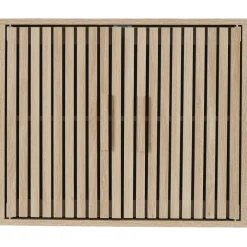 Wisząca szafka LINEA 60x50 cm lamelowy front * HowHomely