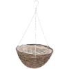 Wiszący kosz na kwiaty z wikliny 30 cm * Esschert Design Hot
