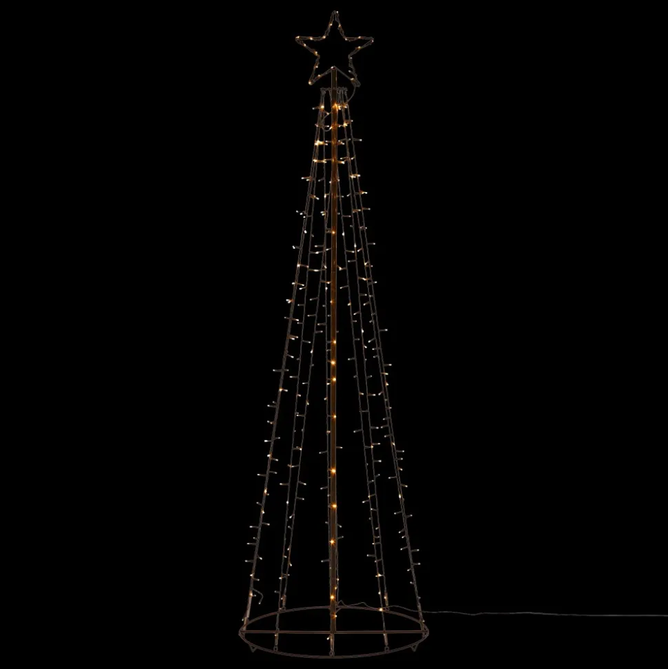 Świąteczna choinka ogrodowa LED 190cm