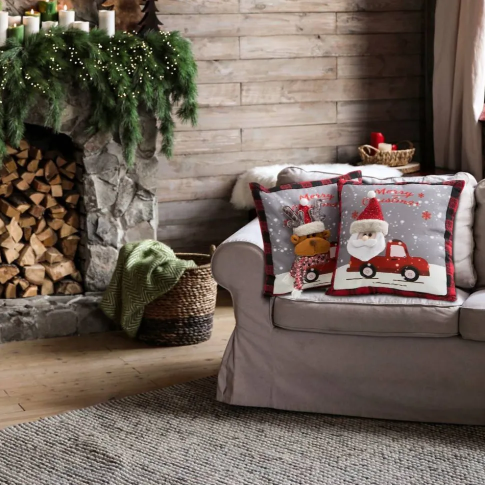 Świąteczna poszewka SANTA 45cmx45cm