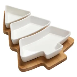 Świąteczny zestaw do serwowania przekąsek * Excellent Houseware Clearance