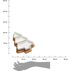 Świąteczny zestaw do serwowania przekąsek * Excellent Houseware Clearance