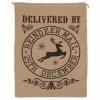 Worek na prezenty z czarnym nadrukiem * H&S Decoration New
