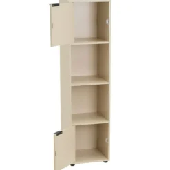 Wąska szafka słupek z półkami LINORA 30x29x119 cm
