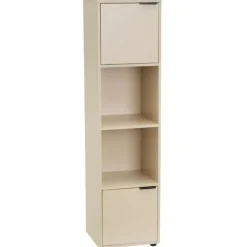 Wąska szafka słupek z półkami LINORA 30x29x119 cm