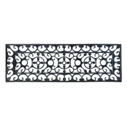 Wycieraczka gumowa w stylu wiktoriańskim 75x25cm