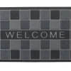Wycieraczka gumowa Welcome szara 43x75 cm