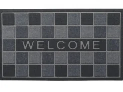 Wycieraczka gumowa Welcome szara 43x75 cm