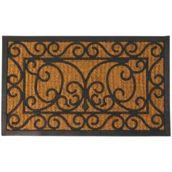 Wycieraczka klasyczna z włókna kokosowego i gumy 76,7x45,6 cm
