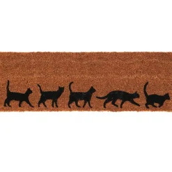Wycieraczka z motywem kotów 75x25 cm