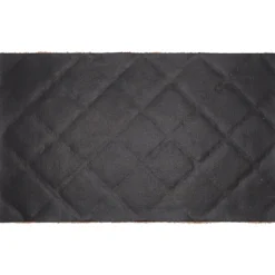 Wycieraczka z włókna kokosowego z geometrycznym wzorem 75x45 cm