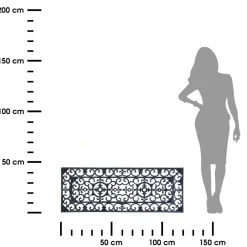 Wycieraczka gumowa w stylu wiktoriańskim 120x45 cm * Esschert Design Sale