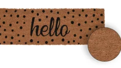 Wycieraczka kokosowa do butów Hello 75cm * H&S Decoration Outlet