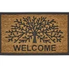 Wycieraczka kokosowa Welcome drzewo 75x45 cm * HowHomely Sale