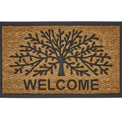 Wycieraczka kokosowa Welcome drzewo 75x45 cm * HowHomely Sale