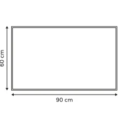 Wycieraczka wewnętrzna 60x90 cm czarna * 5five Simply Smart Discount