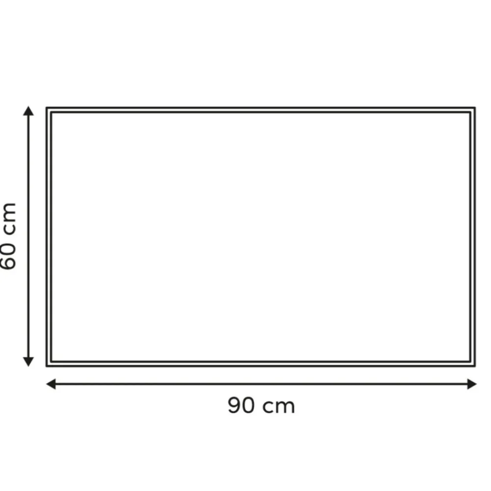 Wycieraczka wewnętrzna 60x90 cm szara * 5five Simply Smart Clearance