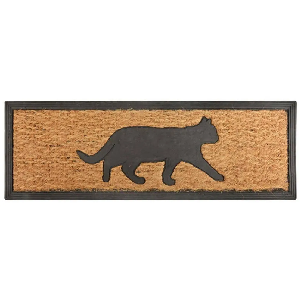 Wycieraczka z motywem kota 75x25 cm * Esschert Design Discount