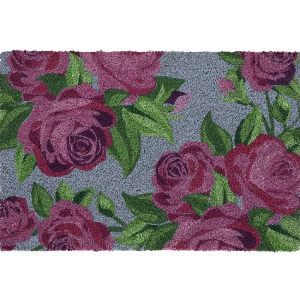 Wycieraczka z motywem kwiatowym 60x40 cm * Esschert Design New