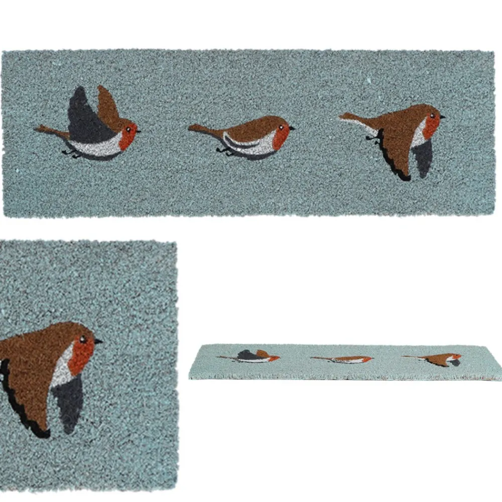 Wycieraczka z motywem ptaszków 75x25 cm * Esschert Design Online