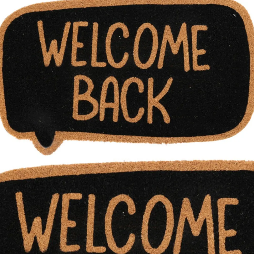 Wycieraczka z włókna kokosowego Welcome Back * H&S Decoration Sale