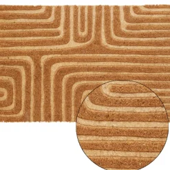 Wycieraczka z włókna kokosowego 59x39 cm wzór 1 * H&S Decoration Online