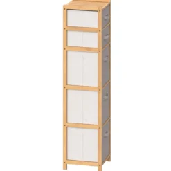 Wysoki 5-poziomowy regał 144 cm Tidy Box