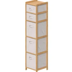 Wysoki 5-poziomowy regał 144 cm Tidy Box