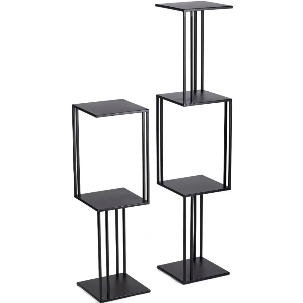 Wysoki kwietnik stojący na 4 doniczki 117 cm * HowHomely Best
