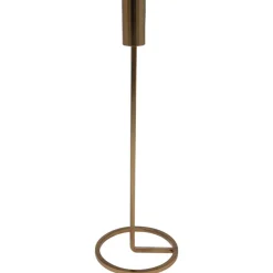 Wysoki świecznik w kolorze złotym 31 cm * H&S Decoration Online